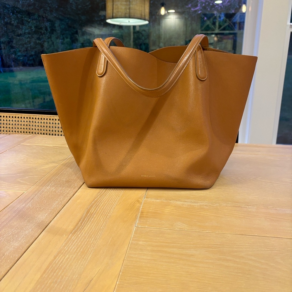 Mansur Gavriel Tan Soft Leather Tote